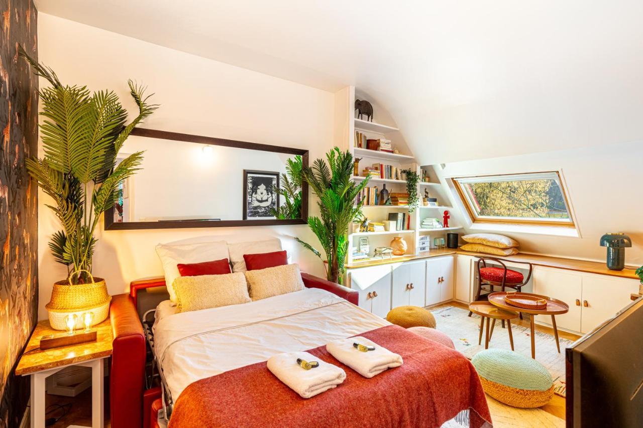 Stylish Modern Apartement - Art, Design, Garden, Villa Des Ammonites Meudon Eksteriør billede