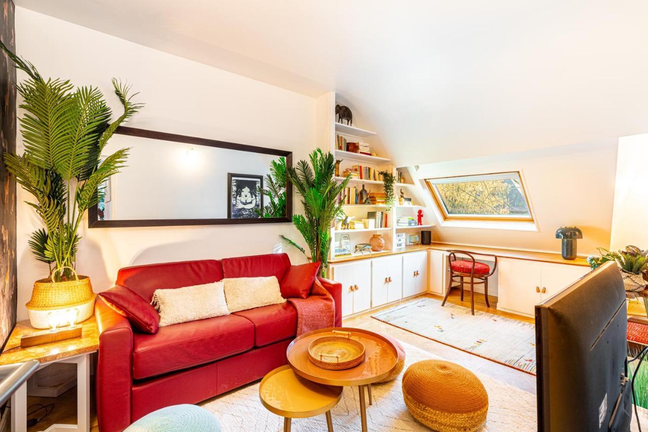 Stylish Modern Apartement - Art, Design, Garden, Villa Des Ammonites Meudon Eksteriør billede