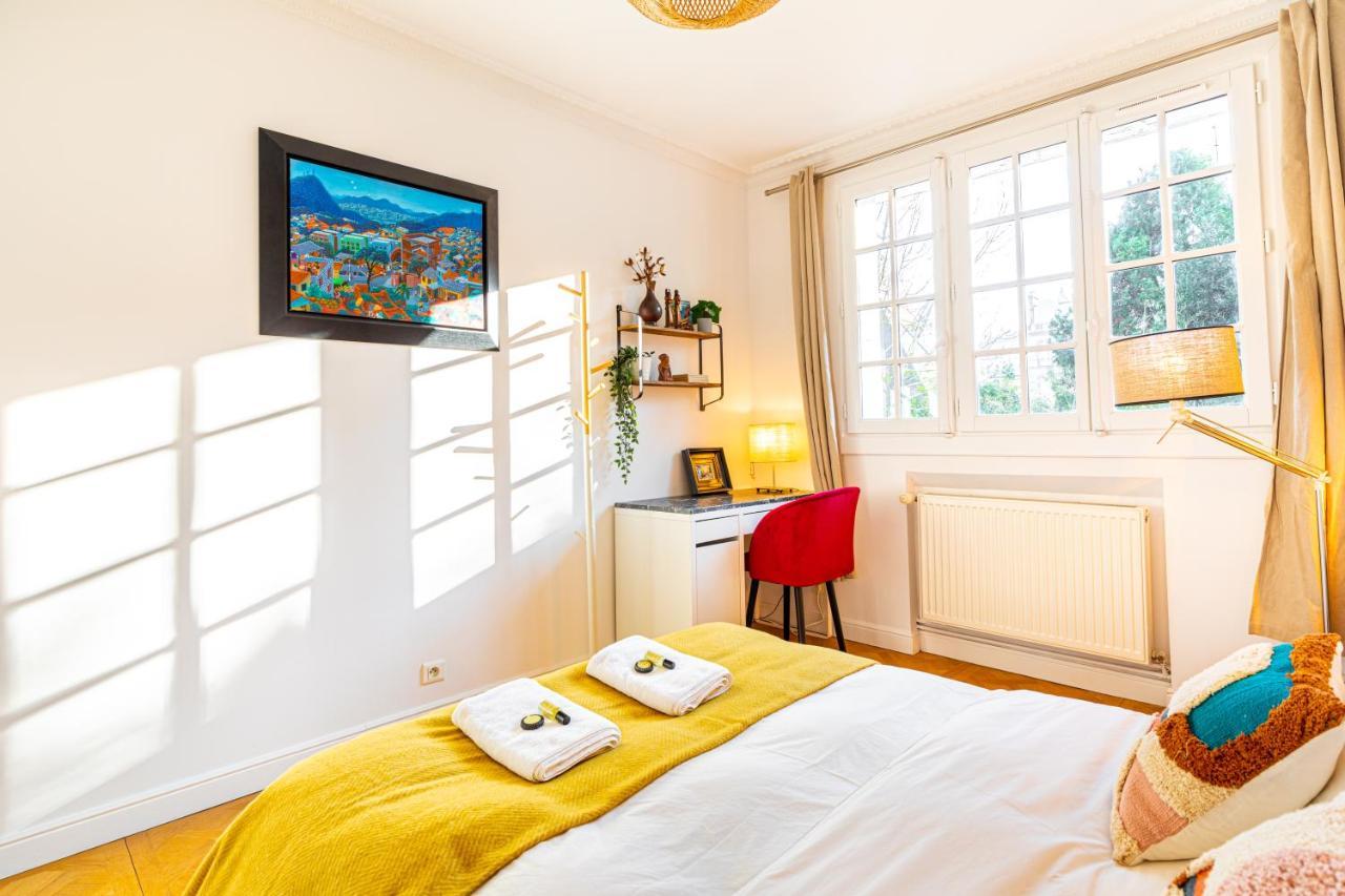 Stylish Modern Apartement - Art, Design, Garden, Villa Des Ammonites Meudon Eksteriør billede